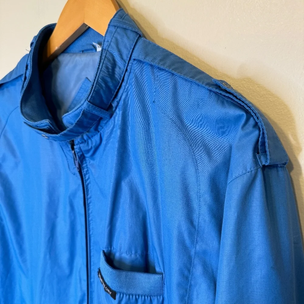 Members Only | Rainbow Tag 80's VTG Bomber Windbreaker Cafe Racer Unisex Jacket